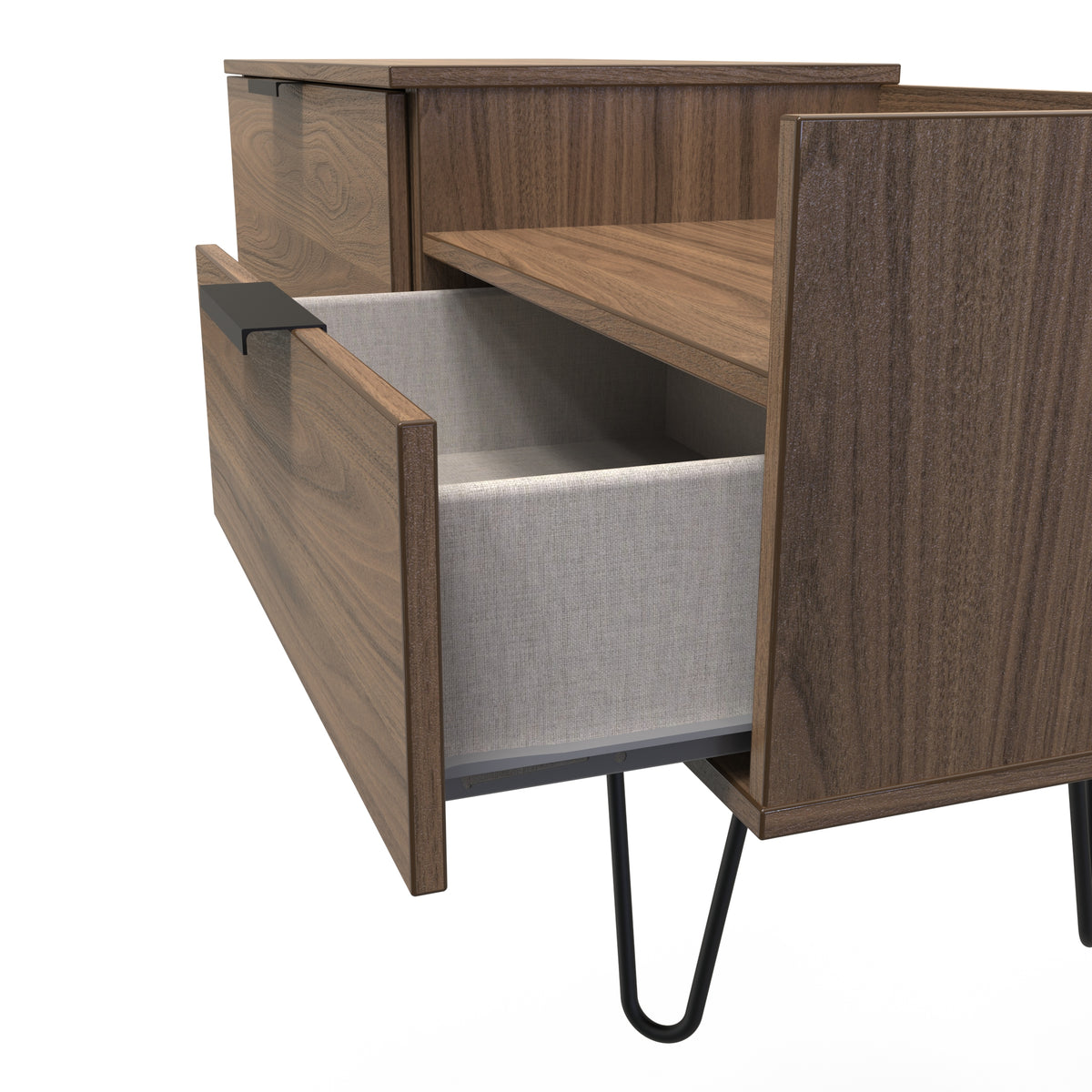 Hong Kong (Black Hairpin Legs) TV Console Unit
