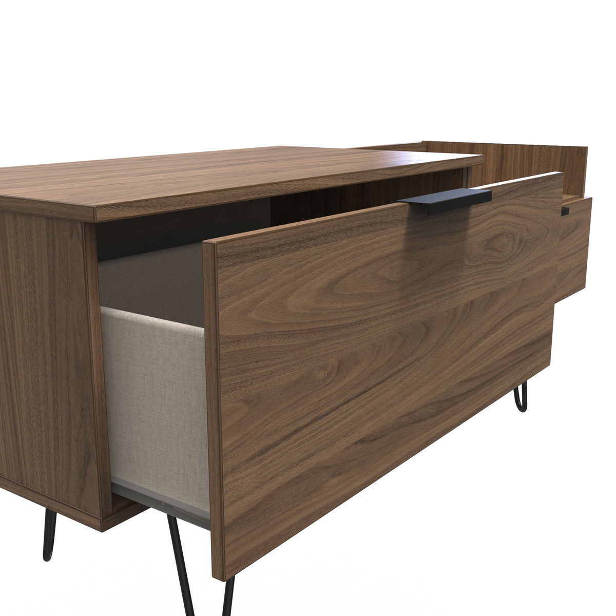 Hong Kong (Black Hairpin Legs) TV Console Unit