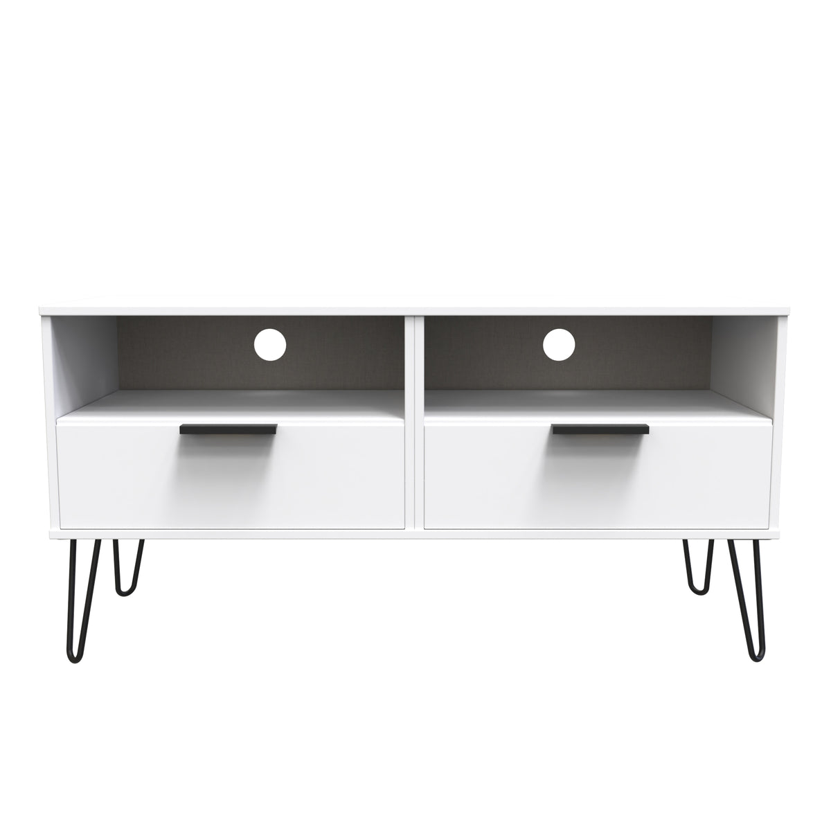 Hong Kong (Black Hairpin Legs) TV Unit with legs