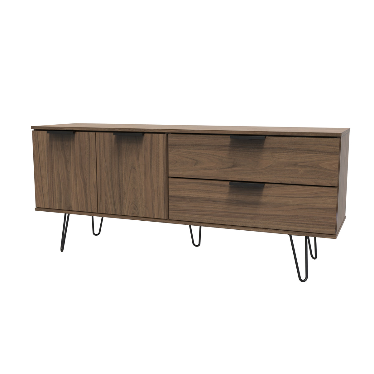 Hong Kong (Black Hairpin Legs) Sideboard Unit