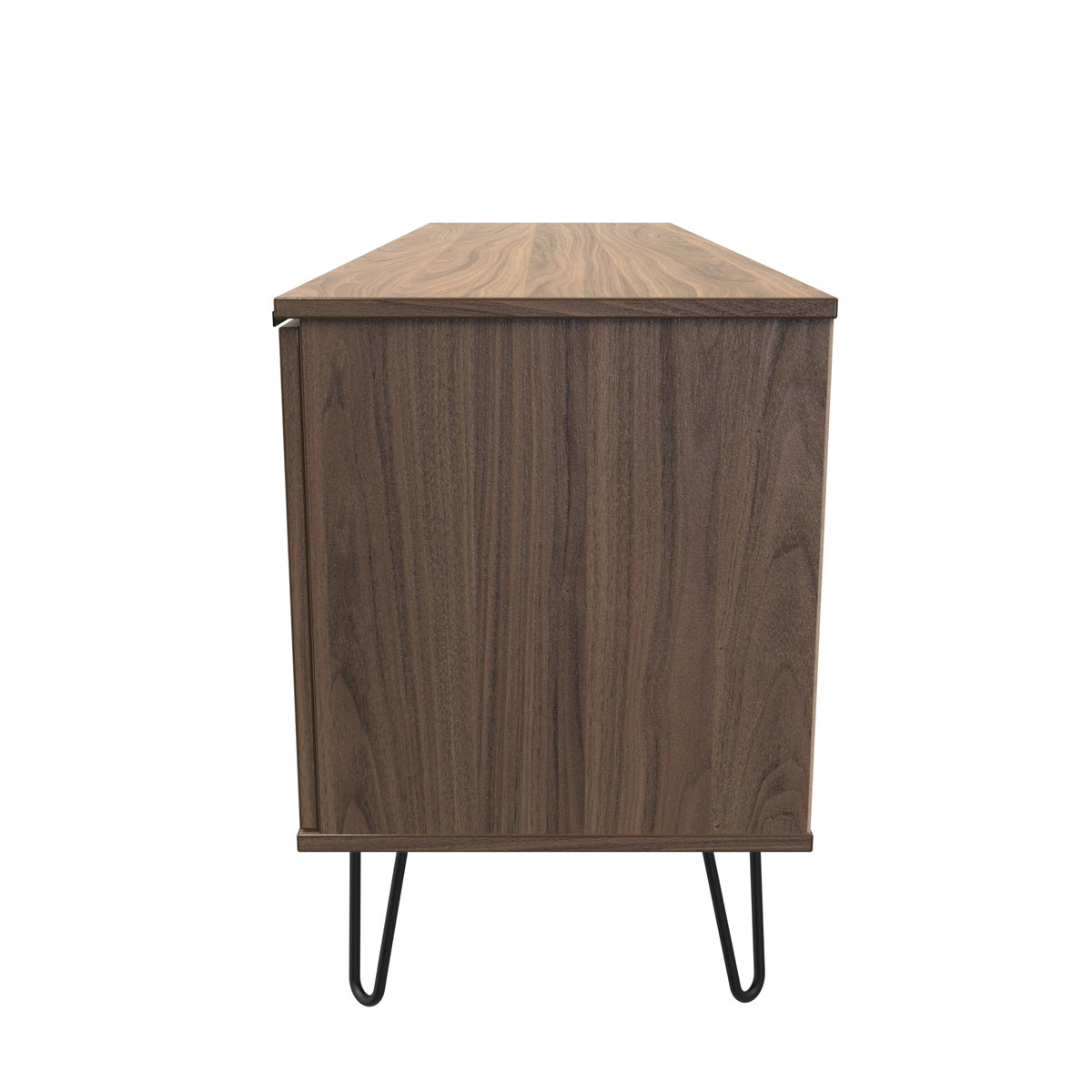 Hong Kong (Black Hairpin Legs) 2 Door 1 Drawer Wide TV Unit