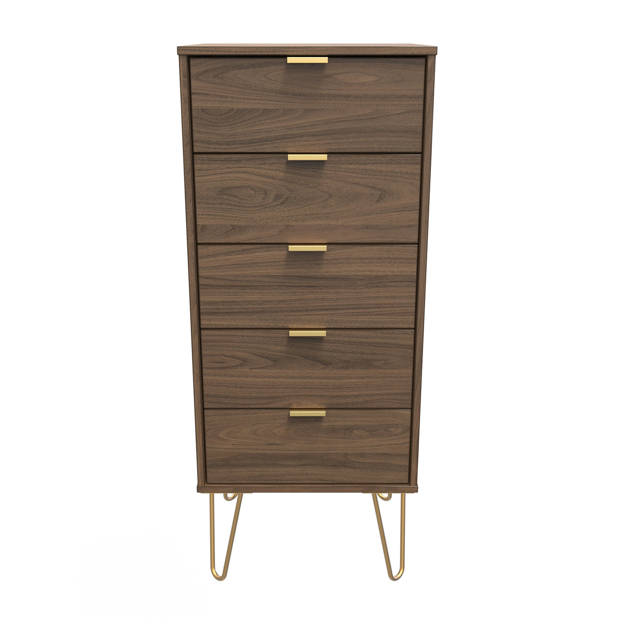 Hong Kong 5 Drawer Bedside Cabinet
