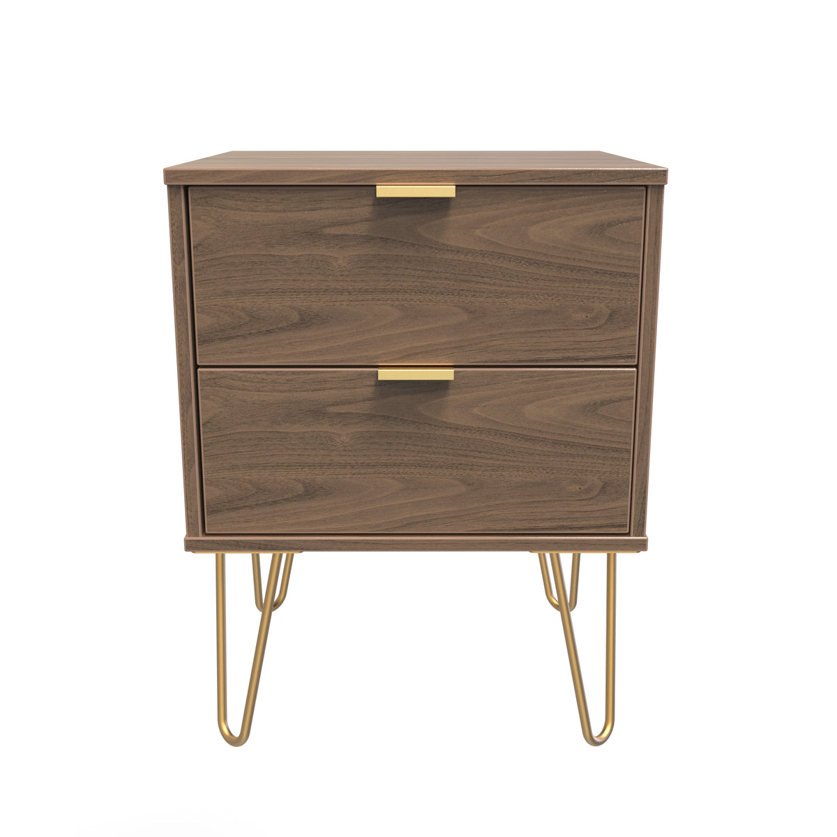 Hong Kong 2 Drawer Bedside Cabinet