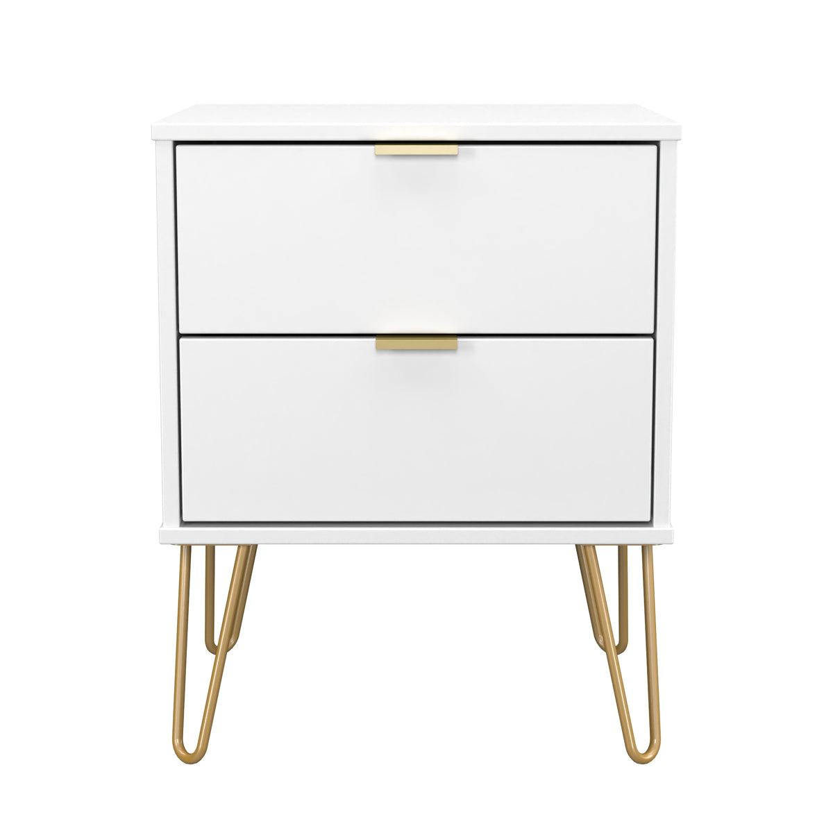 Hong Kong 2 Drawer Bedside Cabinet