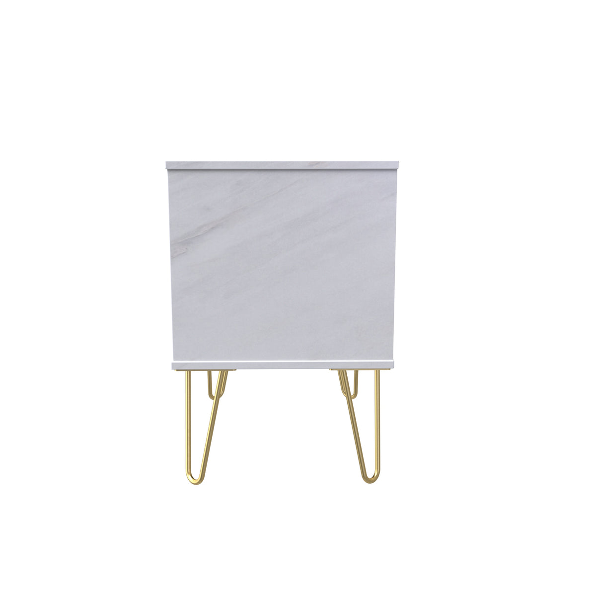 Hong Kong (Gold Hairpin Legs) 2 Drawer Midi Chest