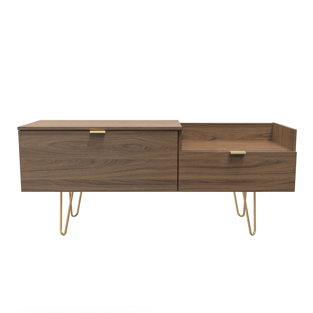 Hong Kong (Gold Hairpin Legs) TV Console Unit