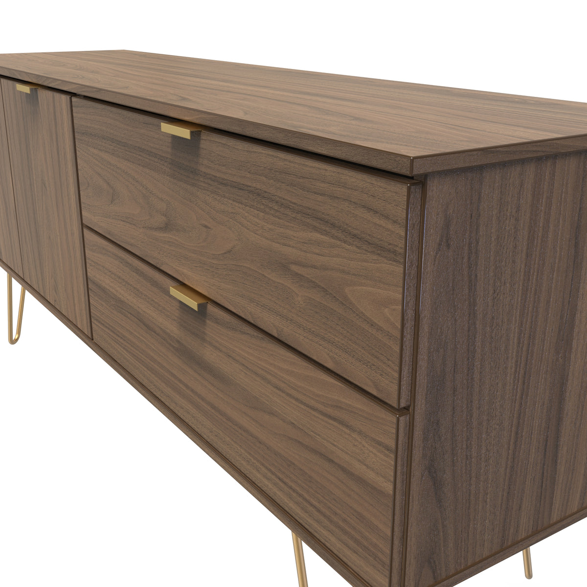 Hong Kong (Gold Hairpin Legs) Sideboard Unit