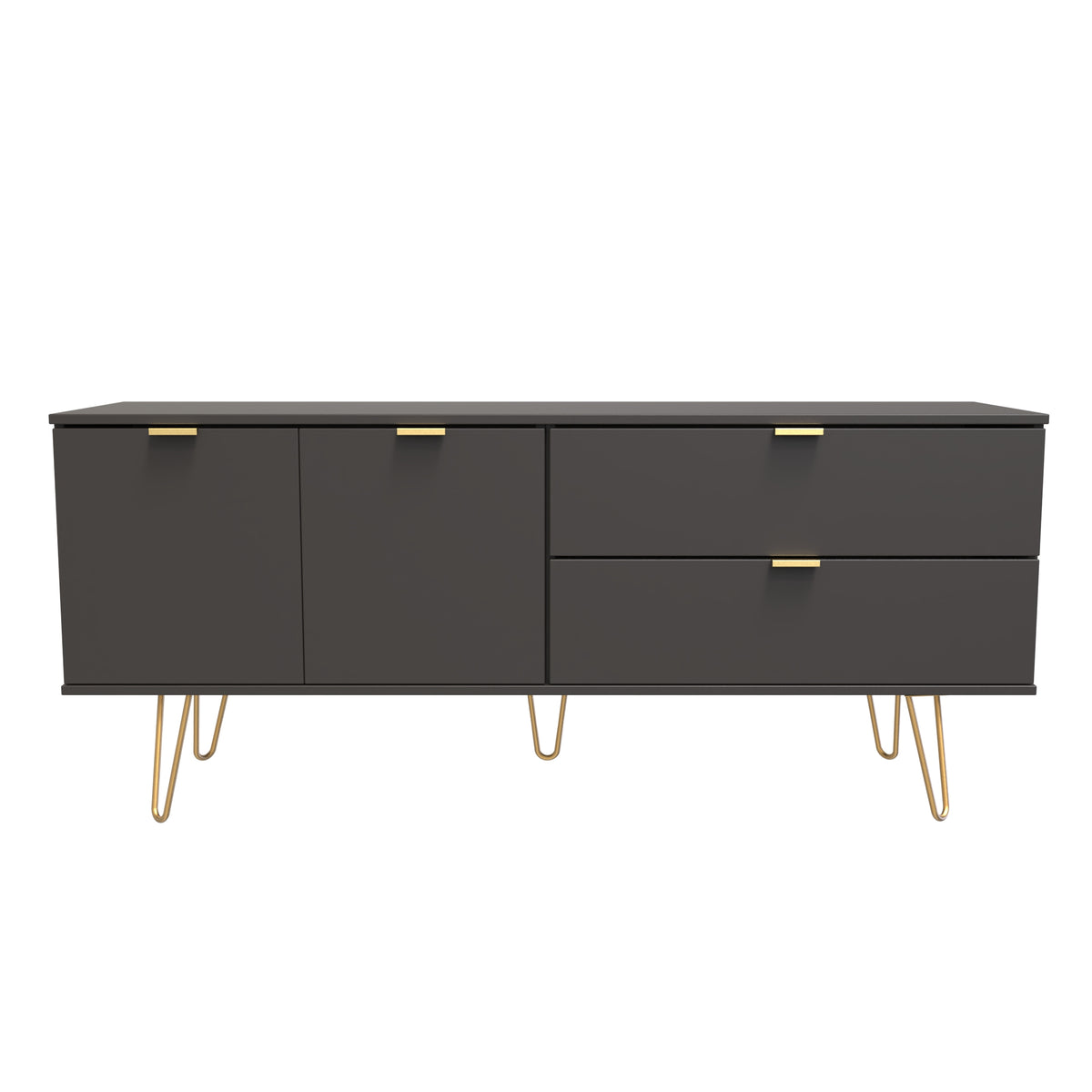 Hong Kong (Gold Hairpin Legs) Sideboard Unit