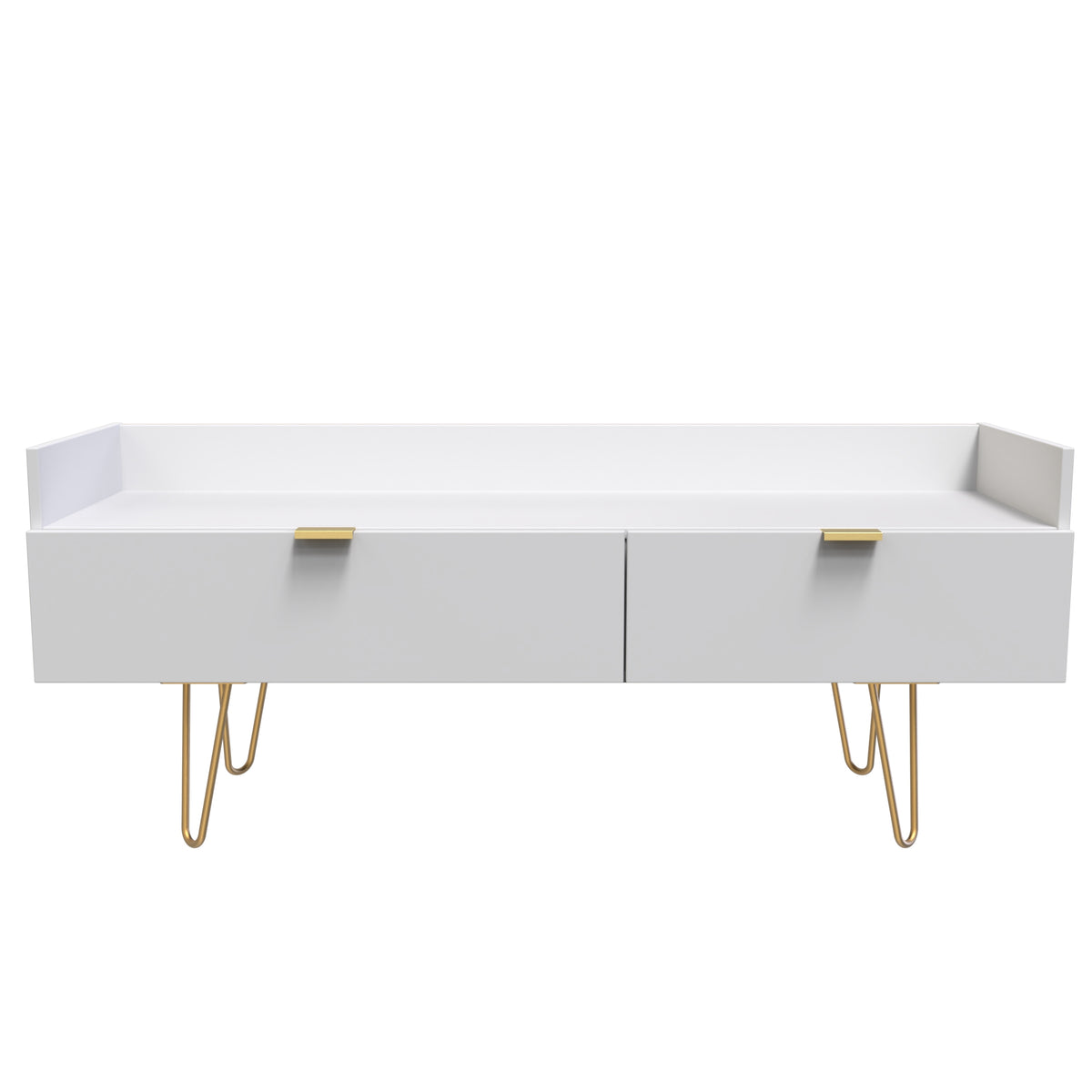 Hong Kong (Gold Hairpin Legs) Media Console Unit