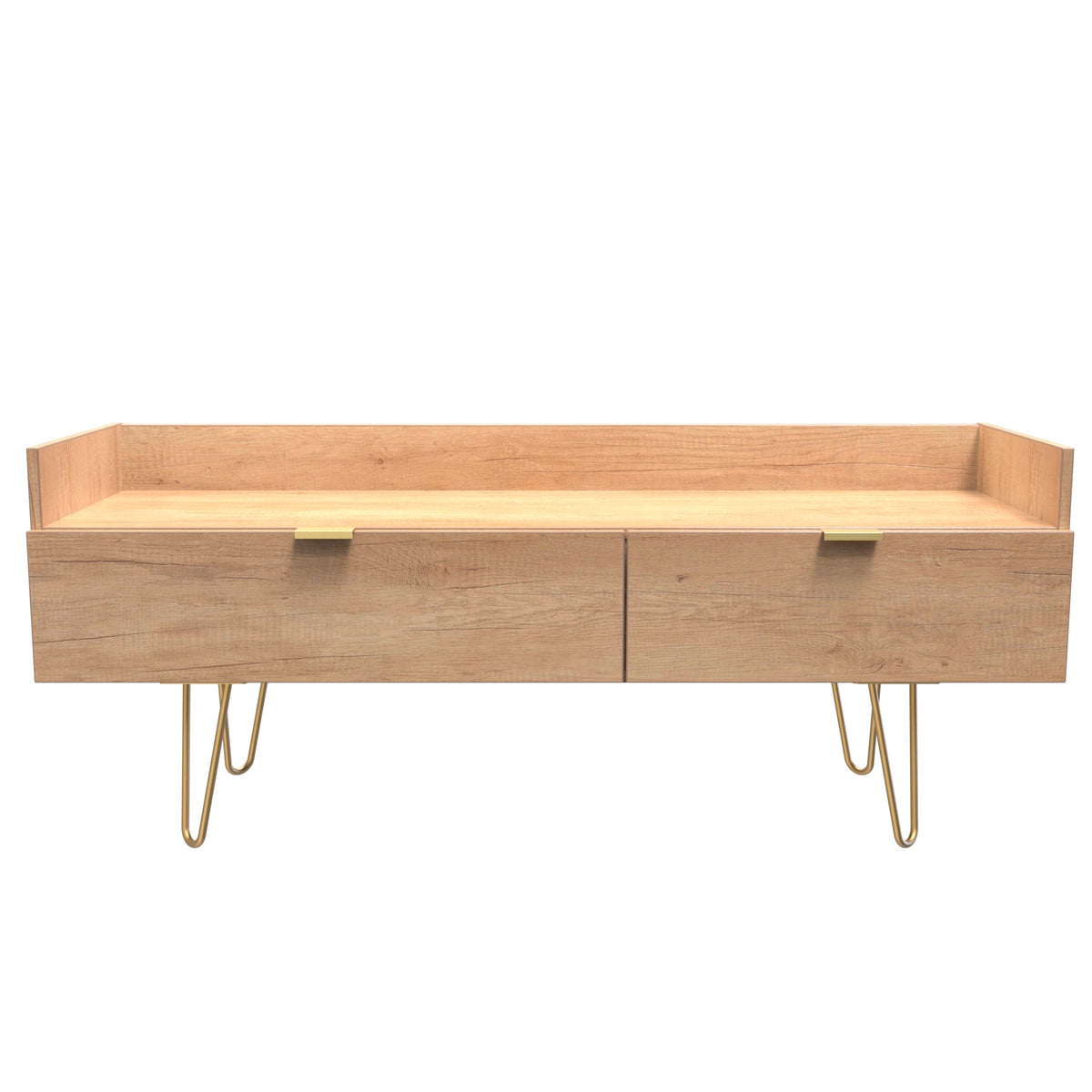 Hong Kong (Gold Hairpin Legs) Media Console Unit