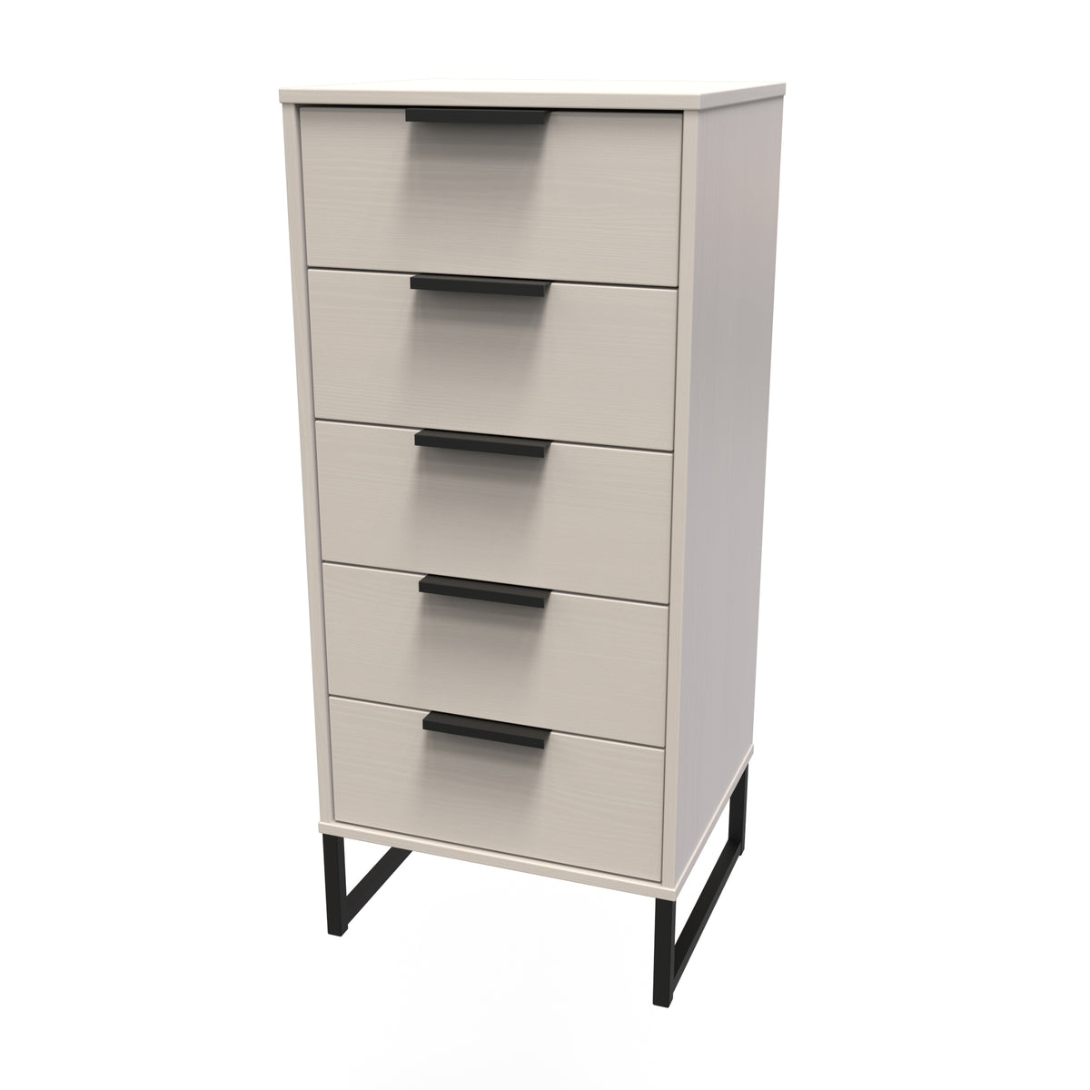Hong Kong 5 Drawer Bedside Cabinet
