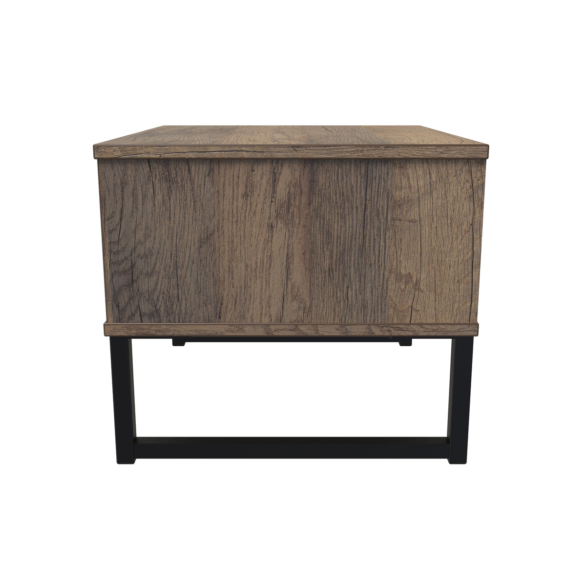 Hong Kong (Black Sleigh Legs) 1 Drawer Bedside Cabinet with Legs