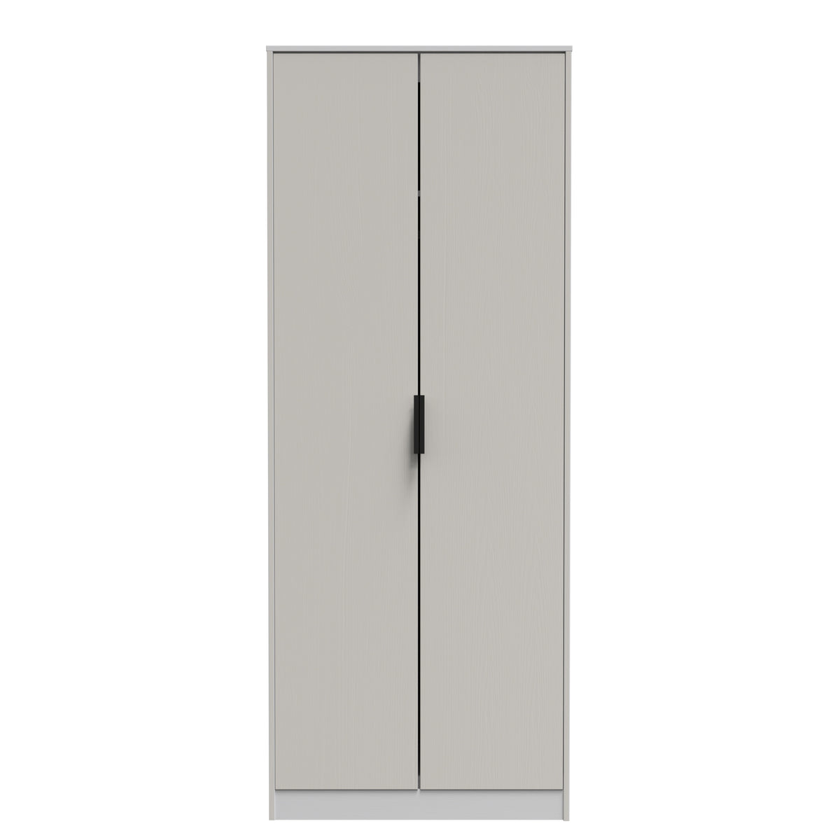 Hong Kong (Black Sleigh Legs) Tall Plain Wardrobe