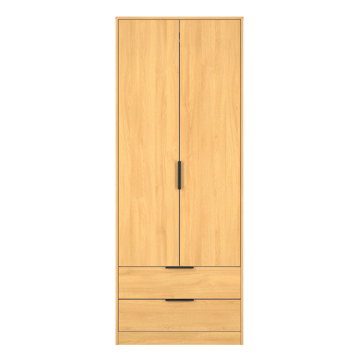 Hong Kong Tall 2 Drawer Wardrobe