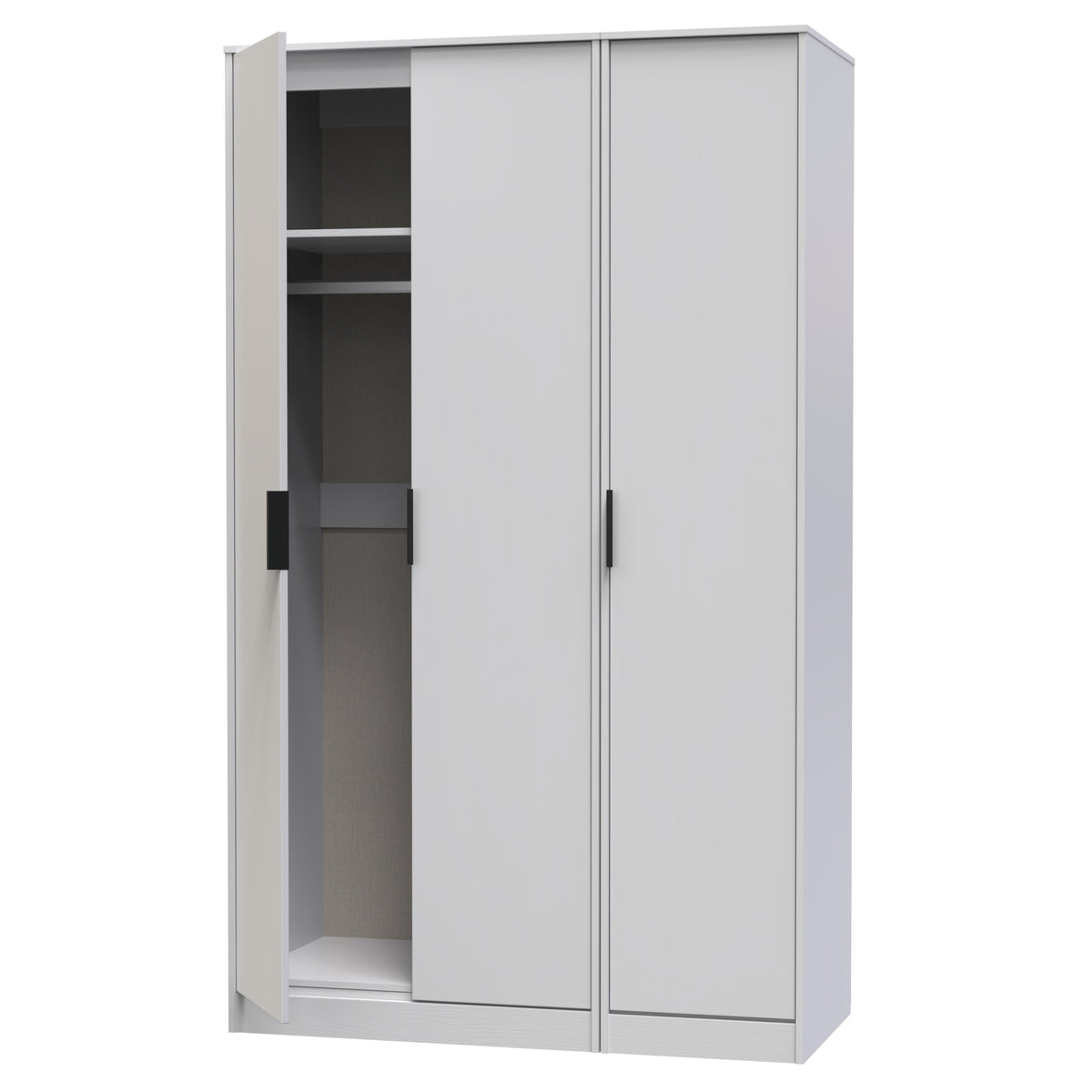 Hong Kong Tall Triple Plain Wardrobe