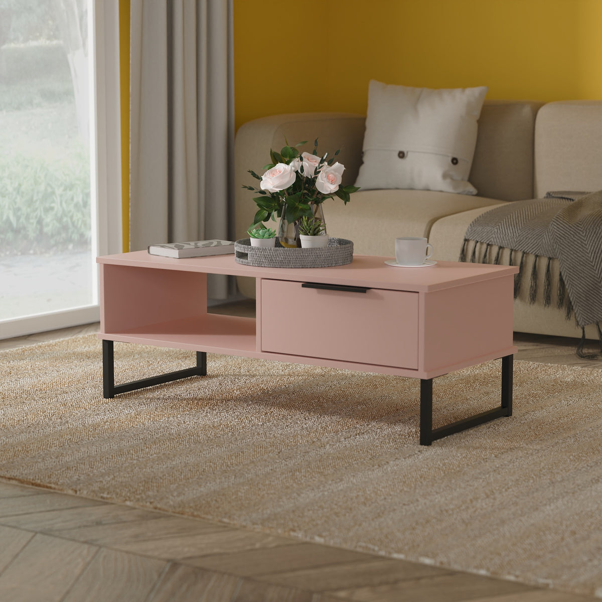 Hong Kong 1 Drawer Coffee Table