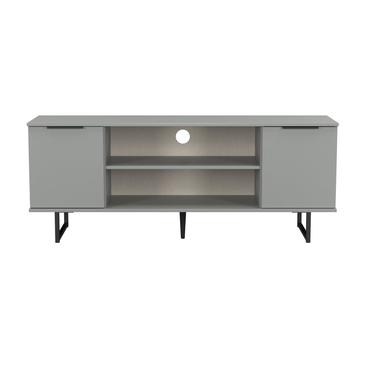 Hong Kong 2 Door Open Shelf TV Unit