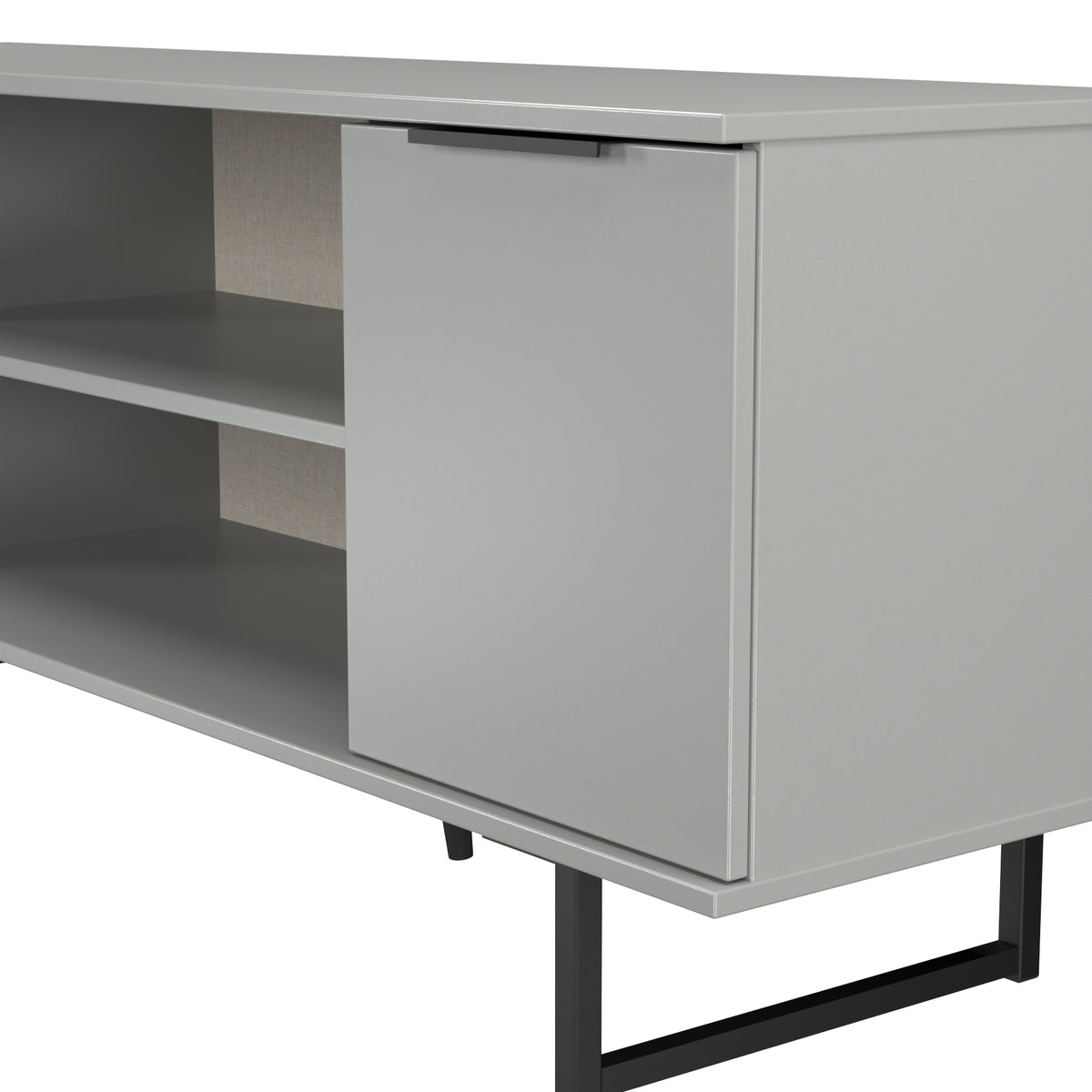 Hong Kong 2 Door Open Shelf TV Unit
