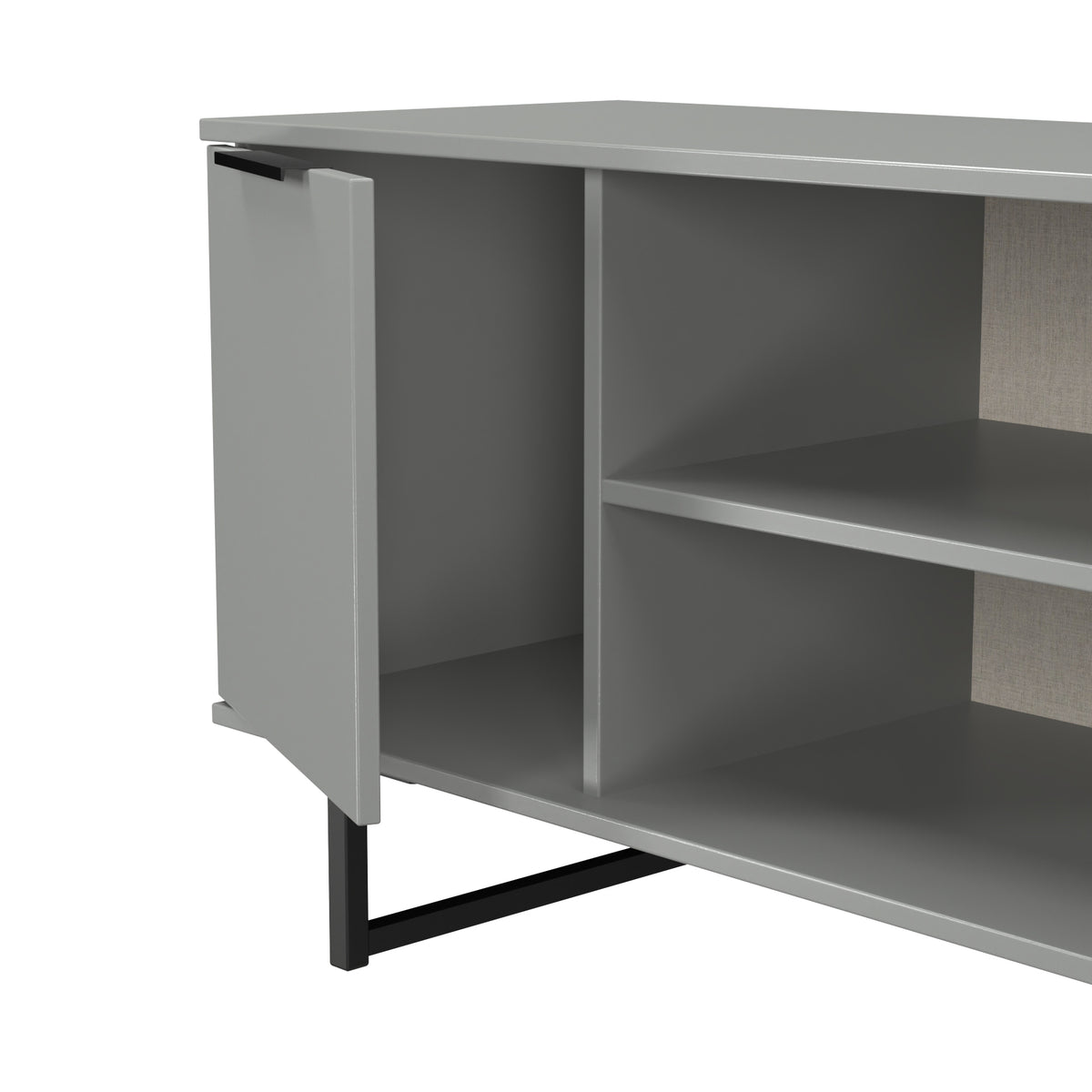 Hong Kong 2 Door Open Shelf TV Unit