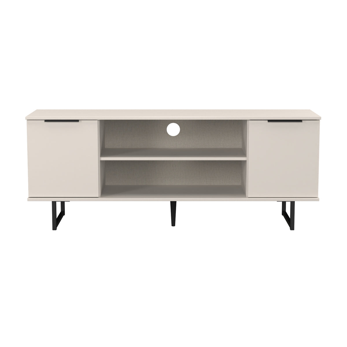 Hong Kong 2 Door Open Shelf TV Unit