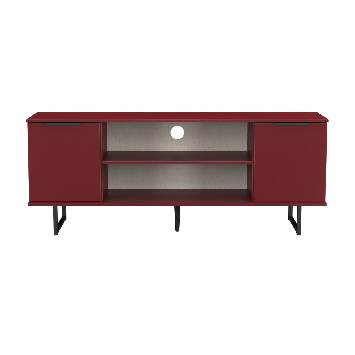 Hong Kong 2 Door Open Shelf TV Unit