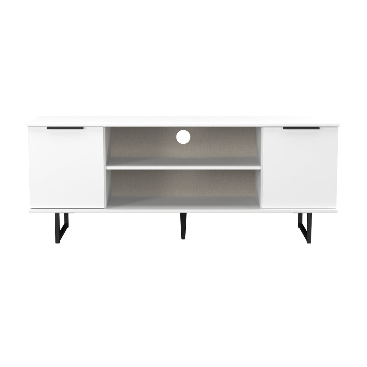 Hong Kong 2 Door Open Shelf TV Unit