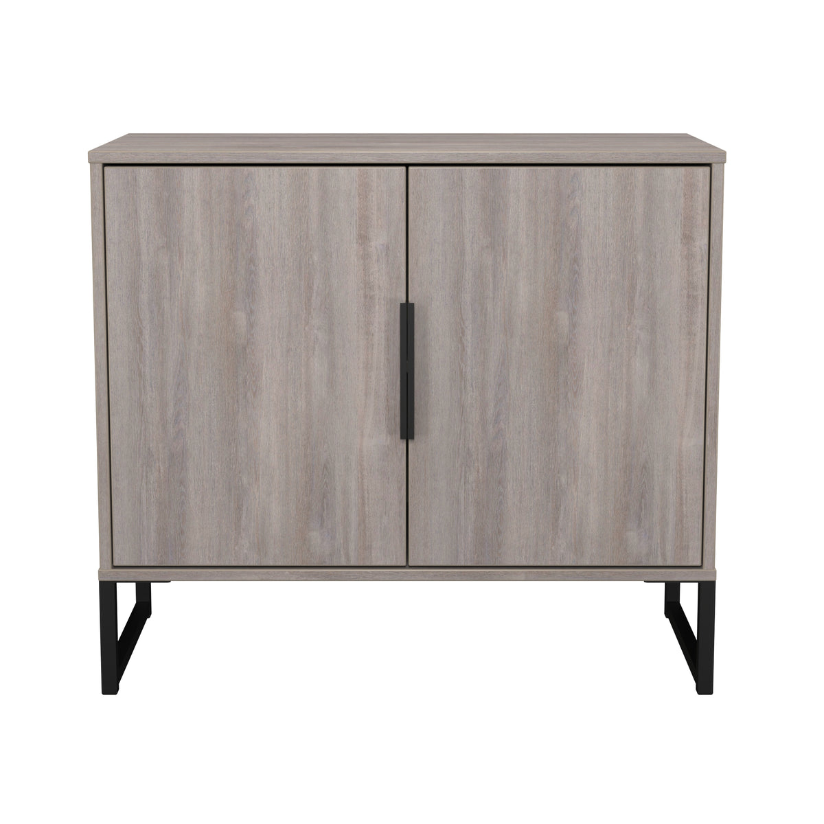 Hong Kong (Black Sleigh Legs) 2 Door Small Sideboard