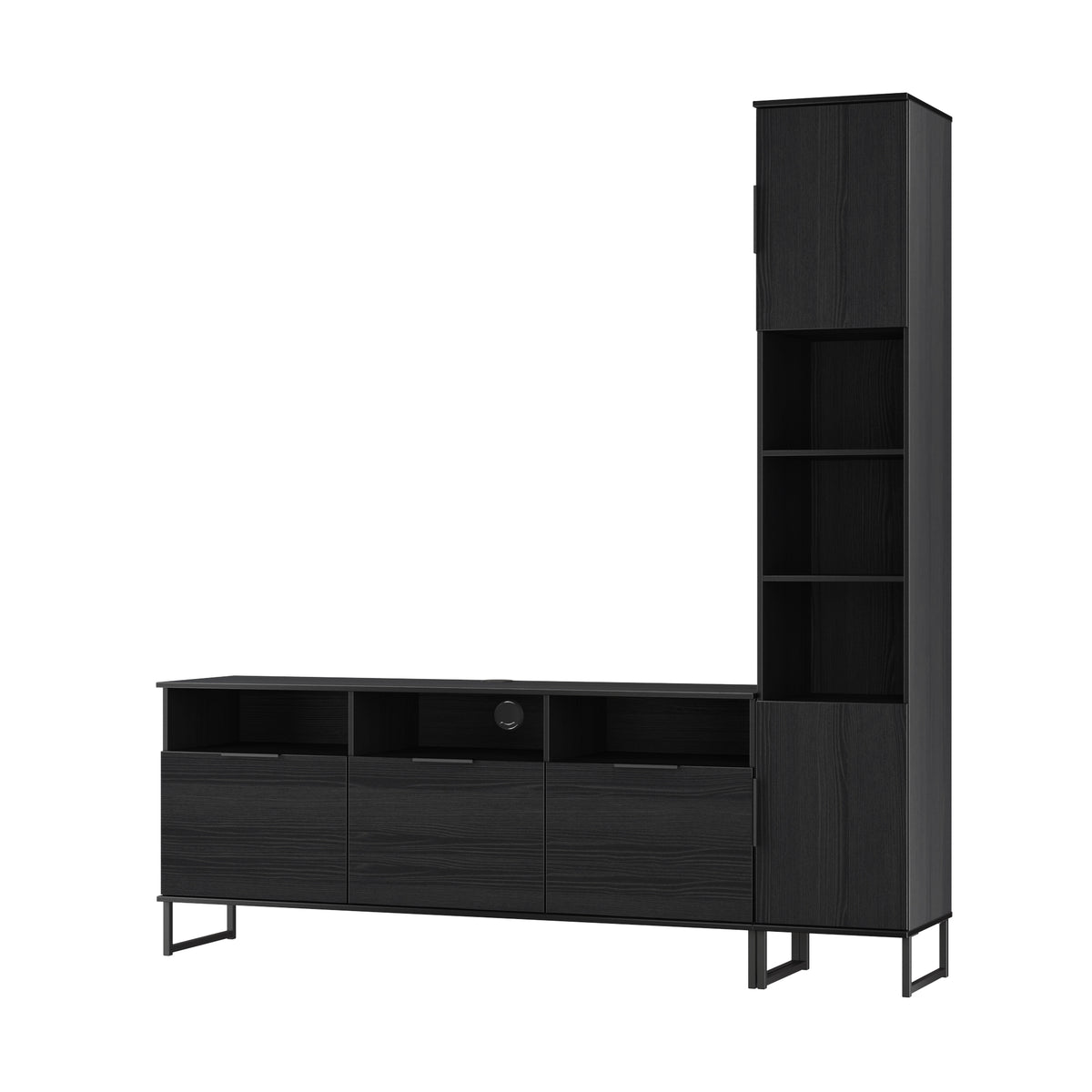 Hong Kong Multi-Media Set (Tall Upright RH & TV Unit)