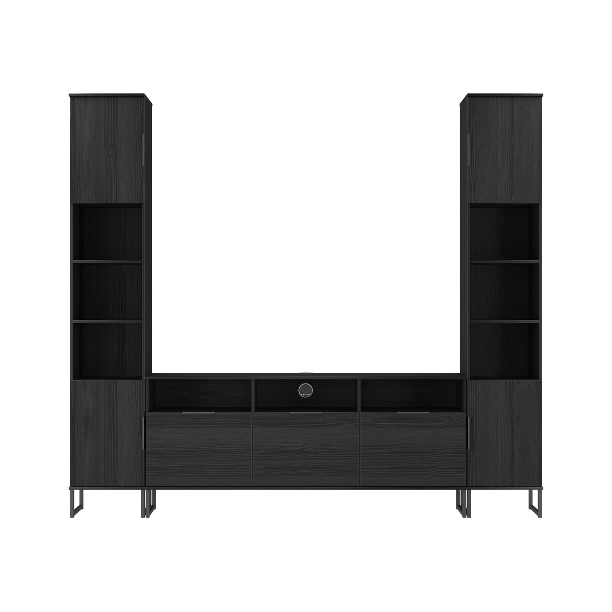 Hong Kong Multi-Media Set (Tall Upright LH, TV Unit & Tall Upright RH)