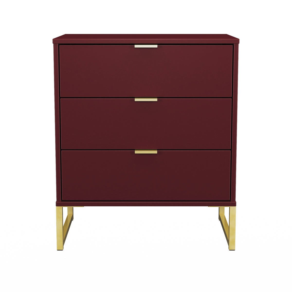 Hong Kong 3 Drawer Midi Chest with Legs