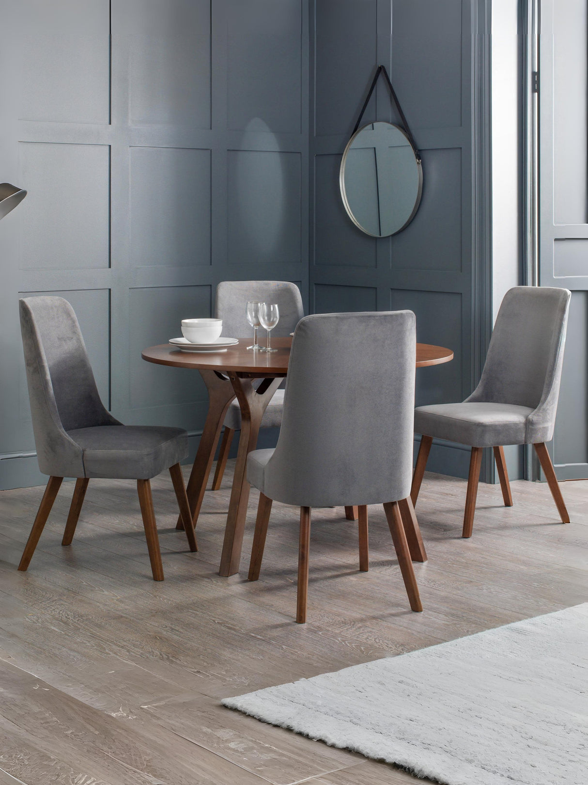 Huxley High Back Upholstered Dining Chair (Set of 2)