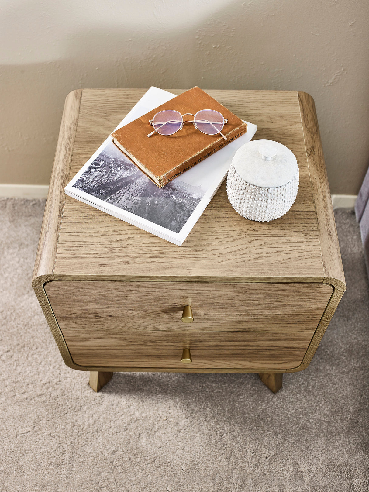 Ingrid 2 Drawer Bedside Table