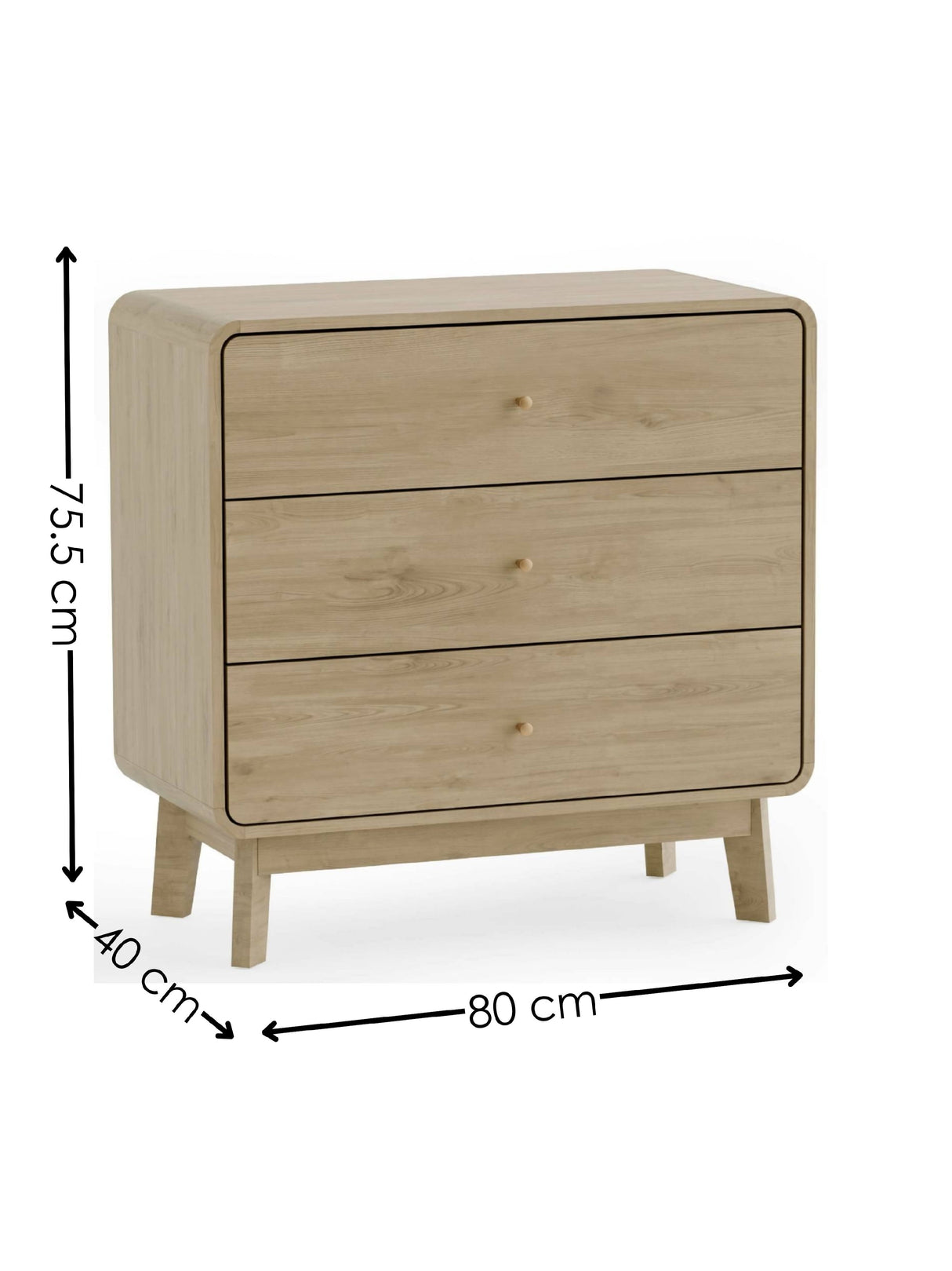 Ingrid 3 Drawer Chest