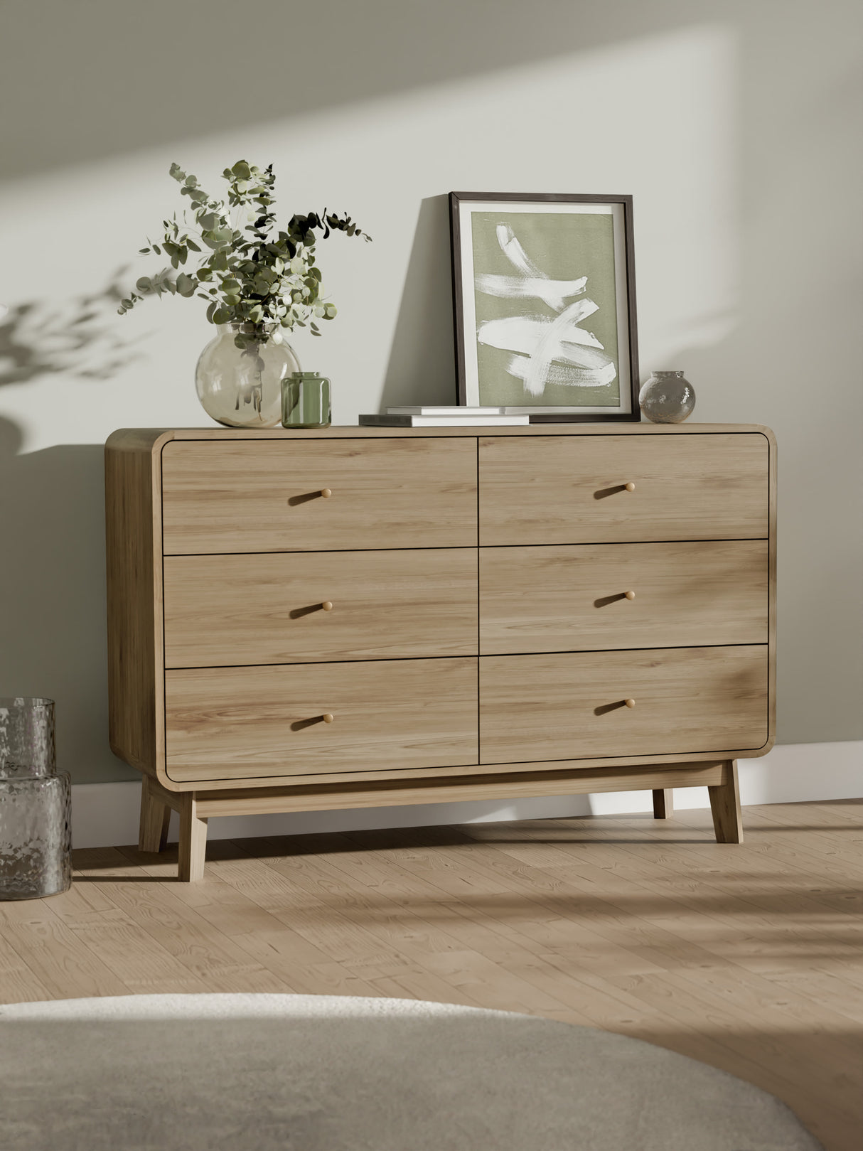 Ingrid 6 Drawer Wide Chest
