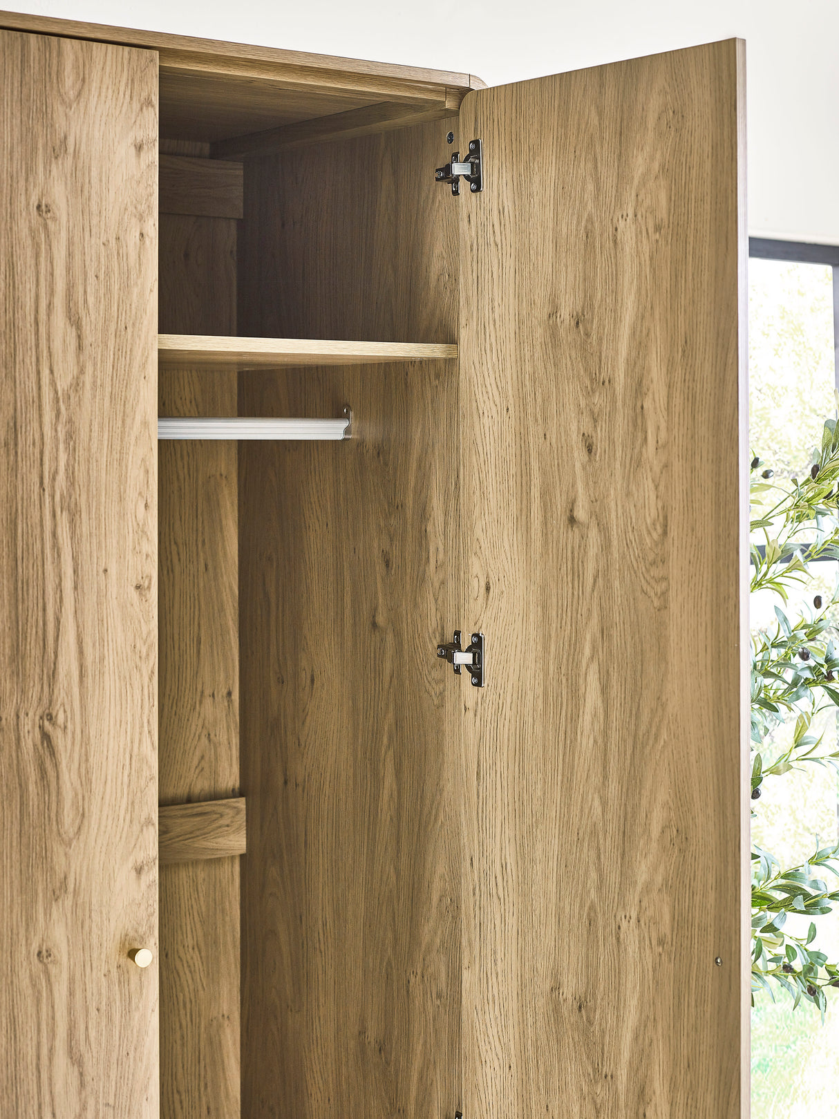 Ingrid 2 Door Wardrobe with Shelf