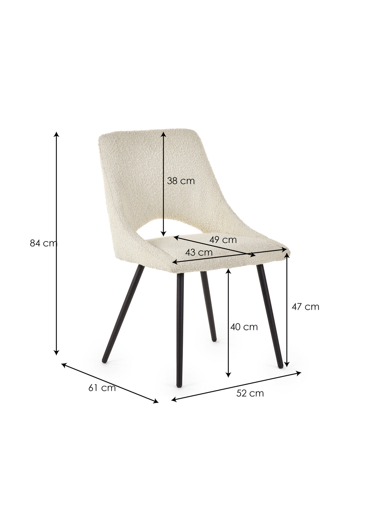 Iris Upholstered Dining Chair (Set of 2)