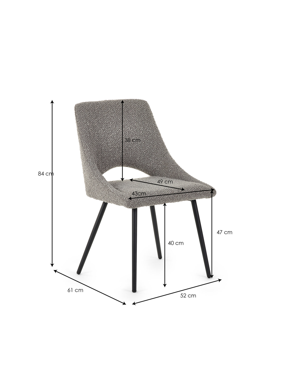 Iris Upholstered Dining Chair (Set of 2)
