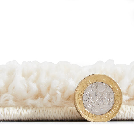 Ideal Shaggy 80362 Cream Berber Rug