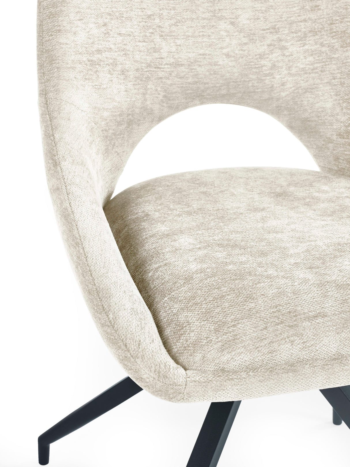 Jonah Upholstered Swivel Dining Chair with Return (Set of 2)