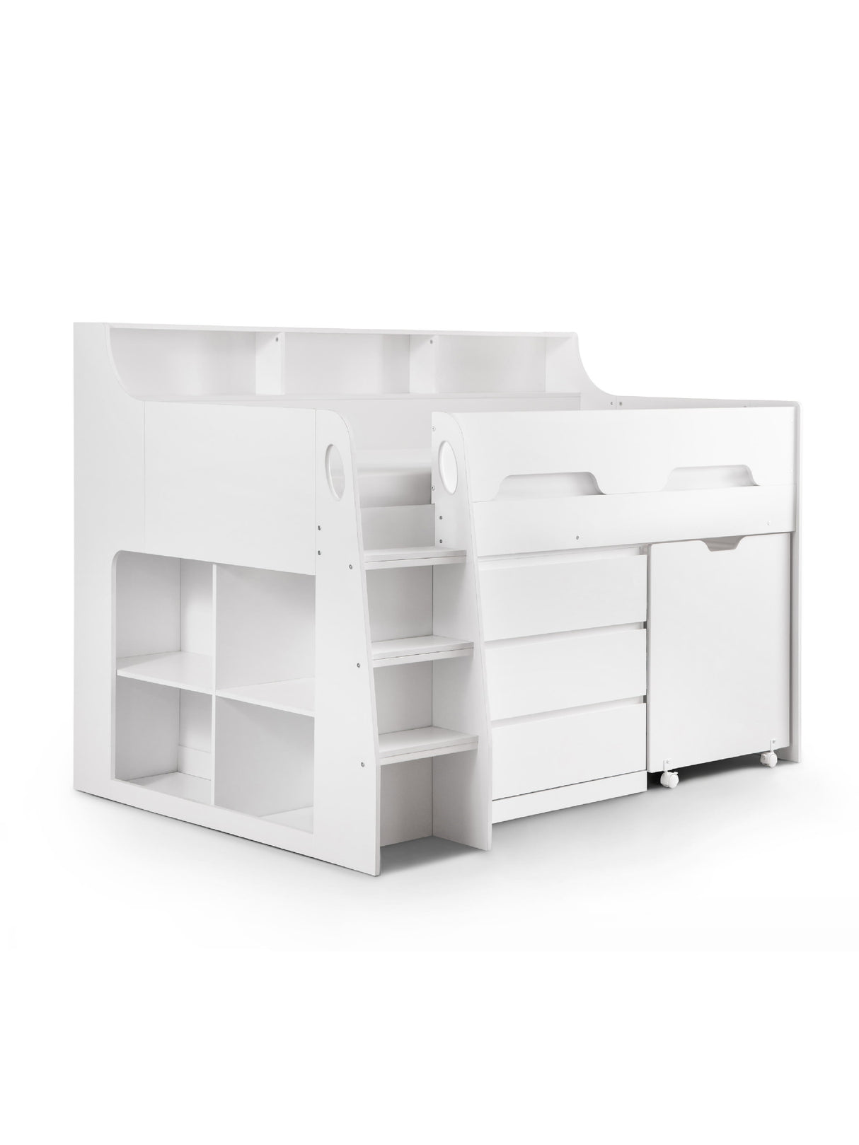 Jupiter Mid Sleeper Bed with Desk
