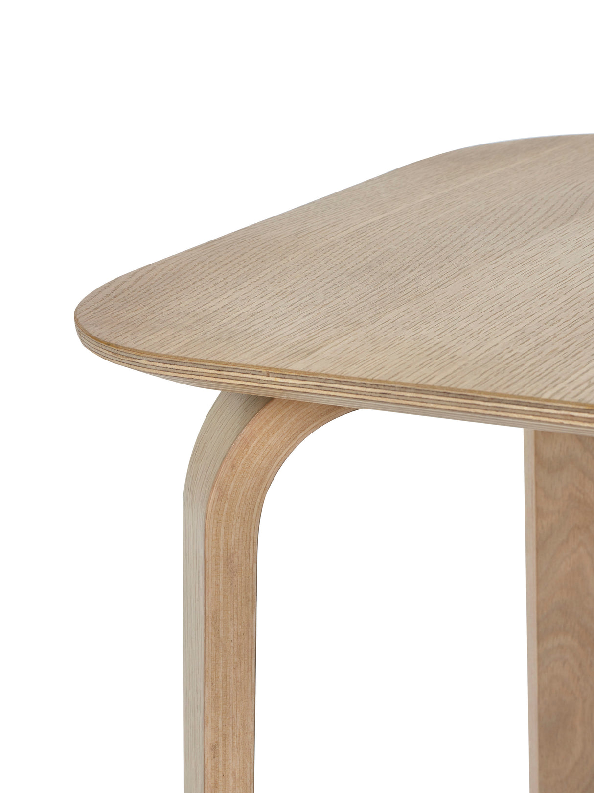 Kaito Square Side Table with Curved Legs