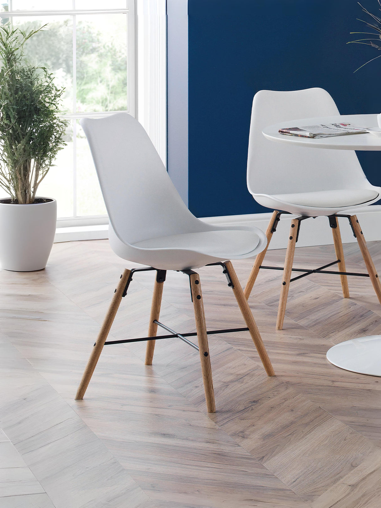 Kari Plastic Dining Chair (Set of 2)