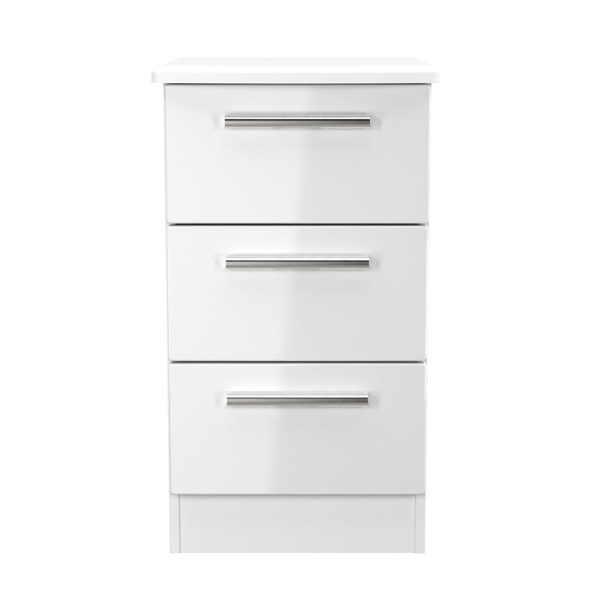 Knightsbridge 3 Drawer Bedside Cabinet