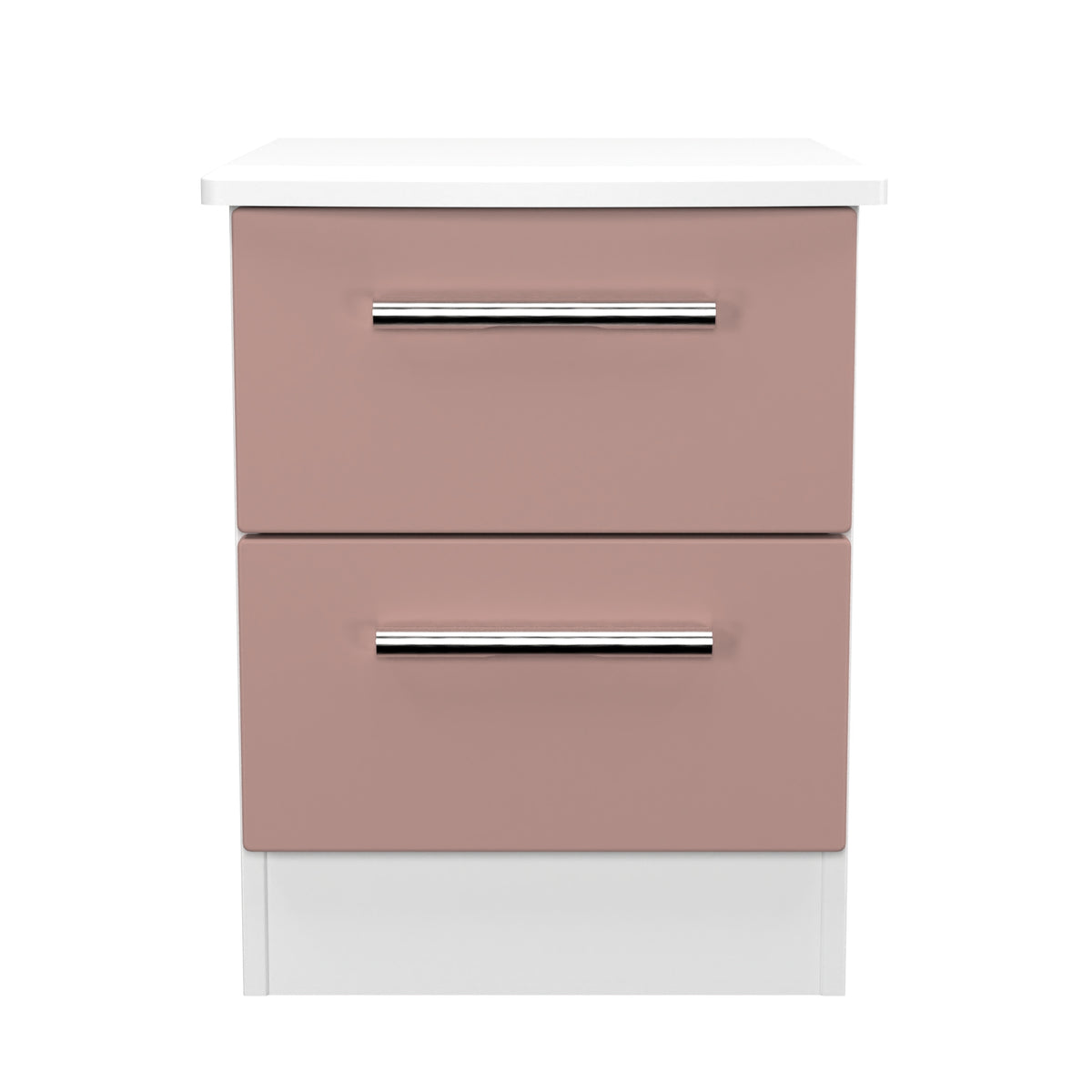 Knightsbridge 2 Drawer Bedside Cabinet