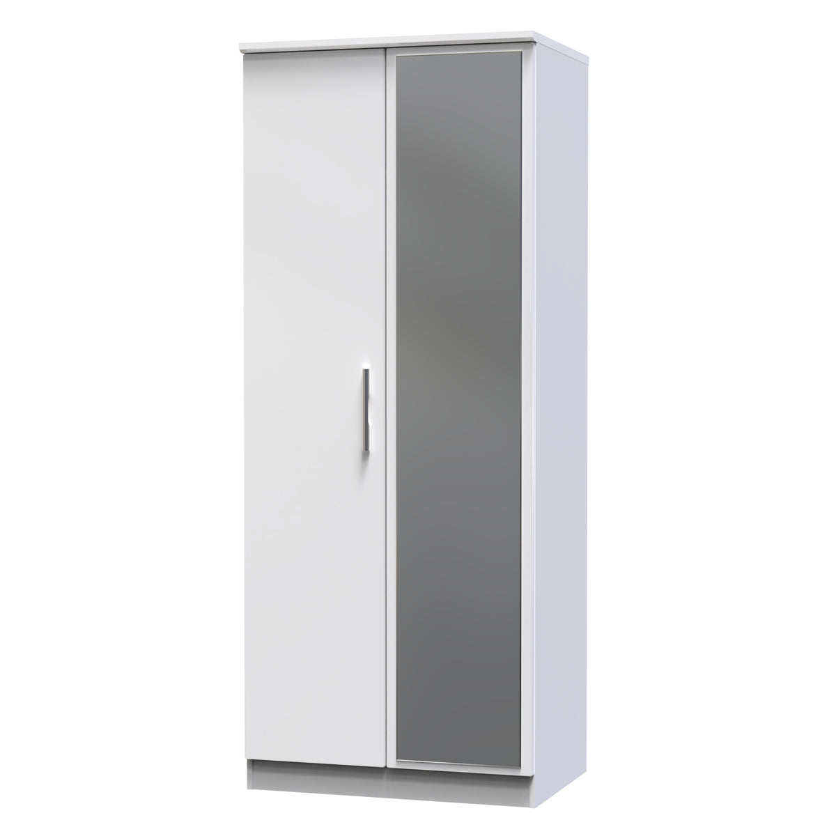 Knightsbridge 2ft6in Mirror Wardrobe