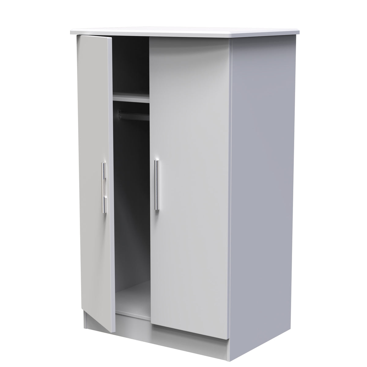 Knightsbridge 2ft6in Plain Midi Wardrobe