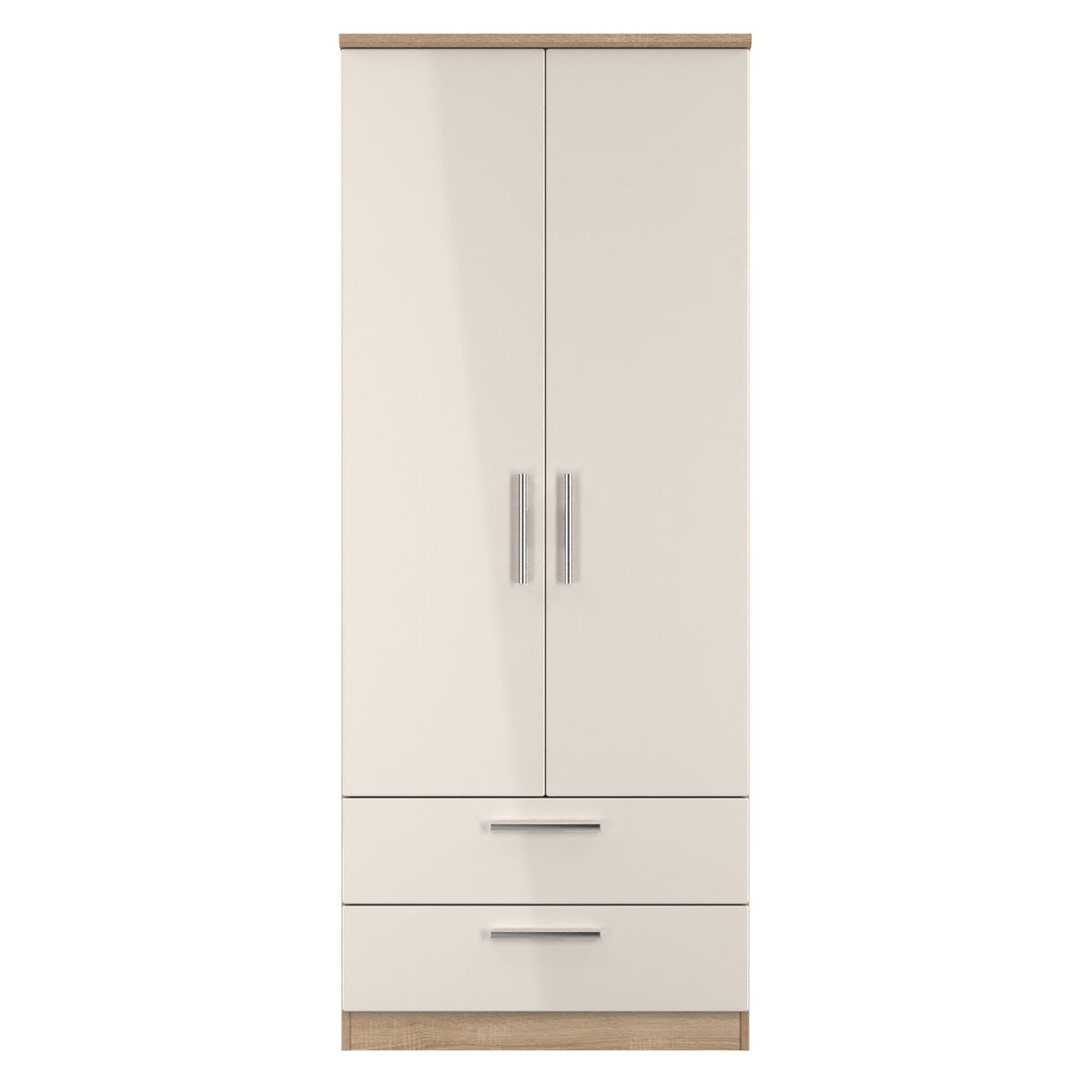 Knightsbridge Tall 2 Drawer Wardrobe