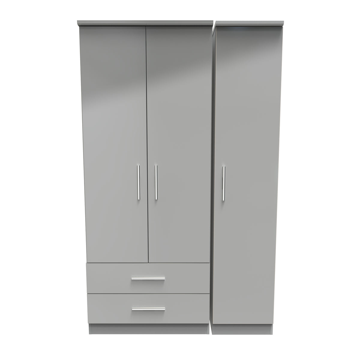 Knightsbridge Triple 2 Drawer Wardrobe