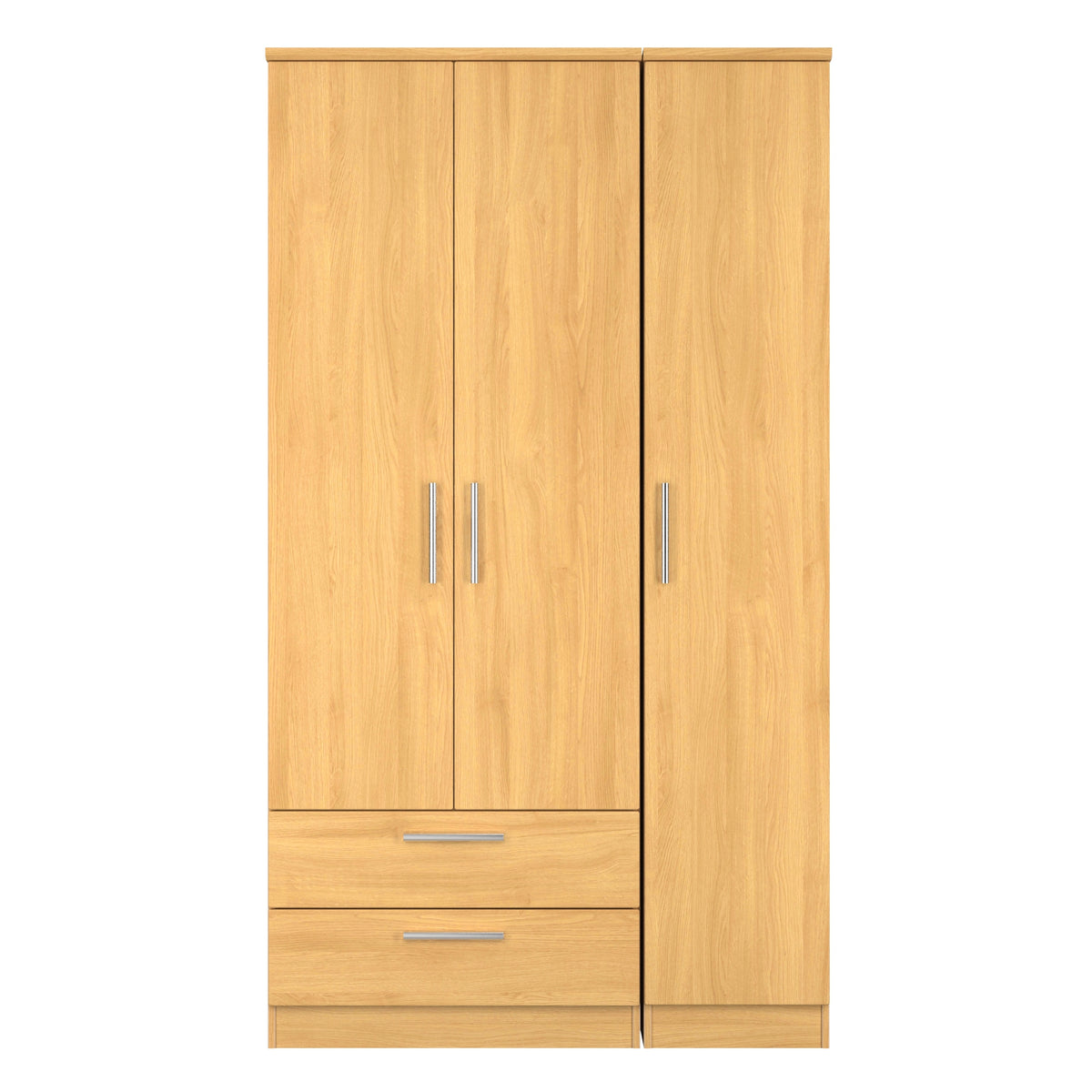 Knightsbridge Tall Triple 2 Drawer Wardrobe