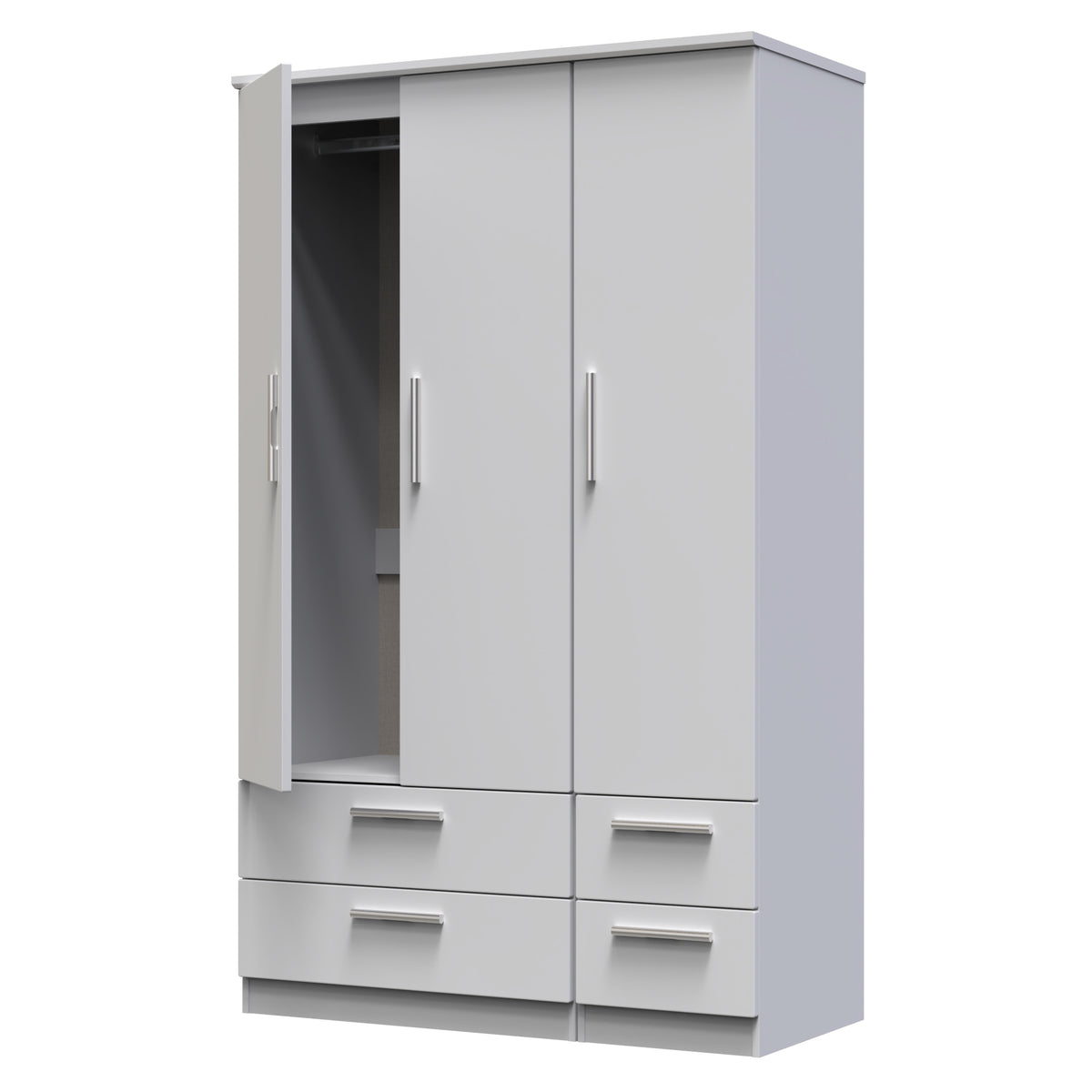 Knightsbridge Triple 2 Drawer + Drawer Wardrobe